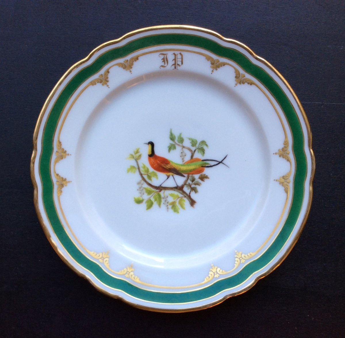 Lahoche Palais Royal Porcelain Plate XIX-photo-4