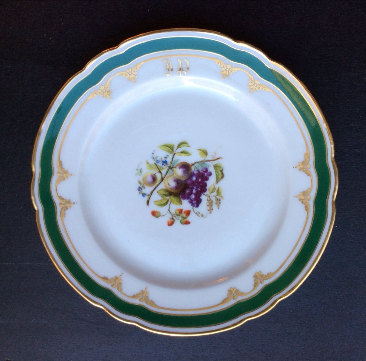 Lahoche Palais Royal Porcelain Plate XIX-photo-5
