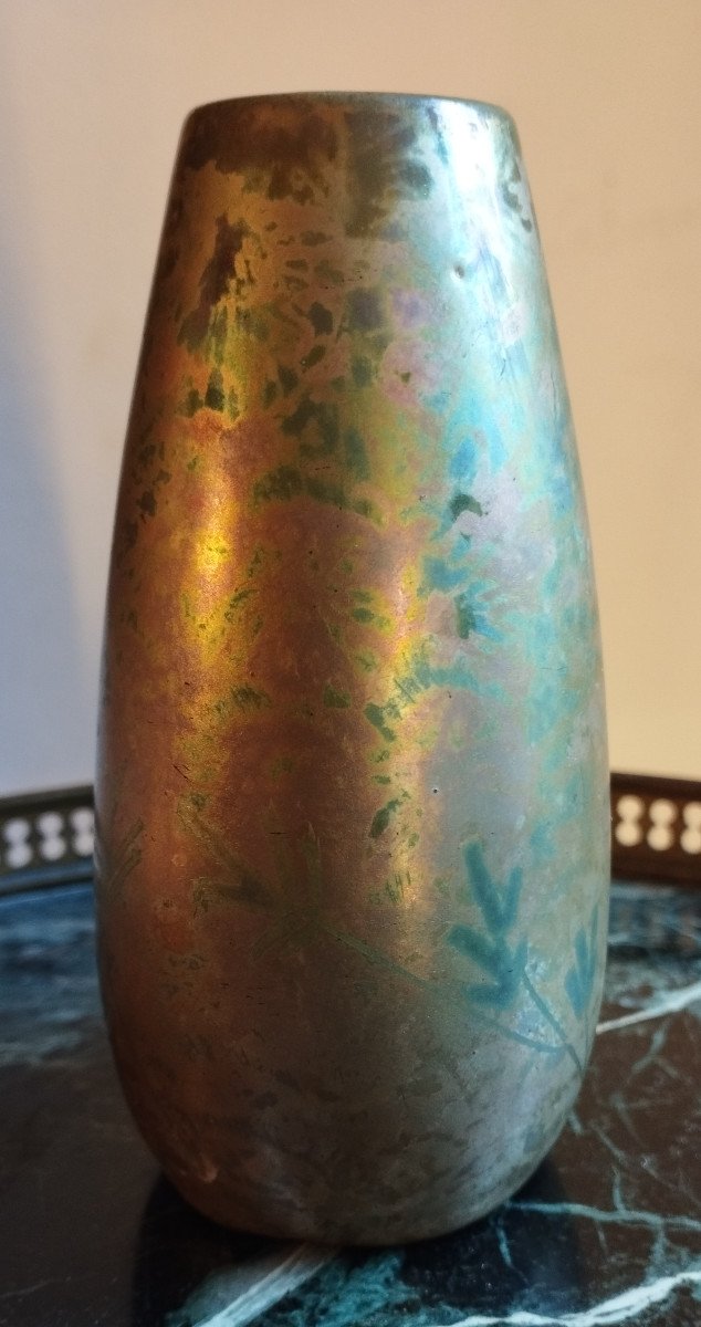 Airebelle Small Iridescent Ceramic Vase Vallauris-photo-3