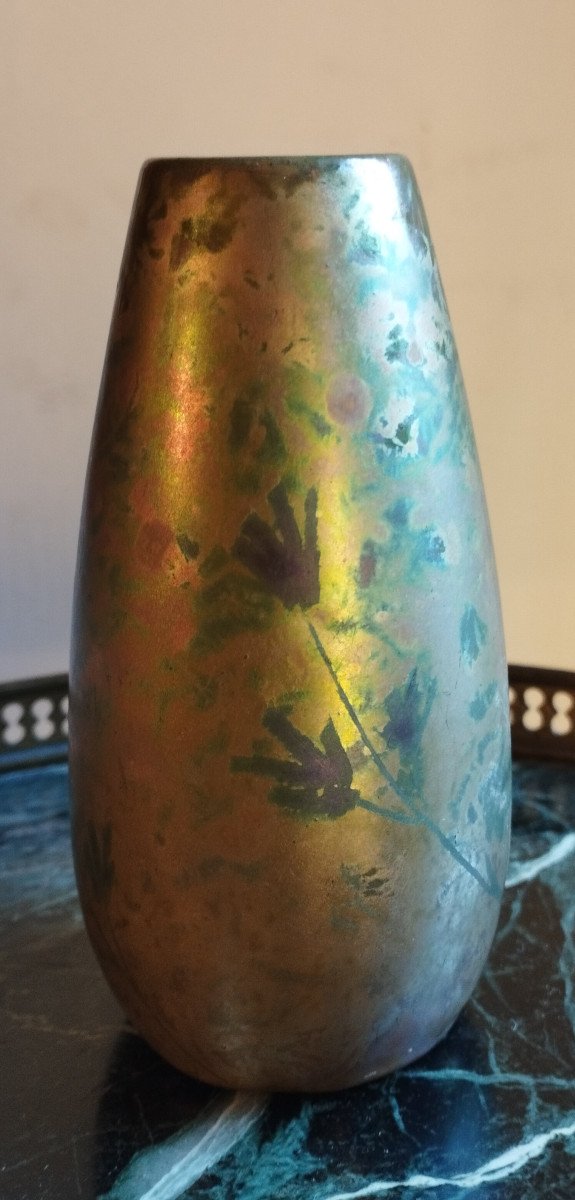 Airebelle Small Iridescent Ceramic Vase Vallauris