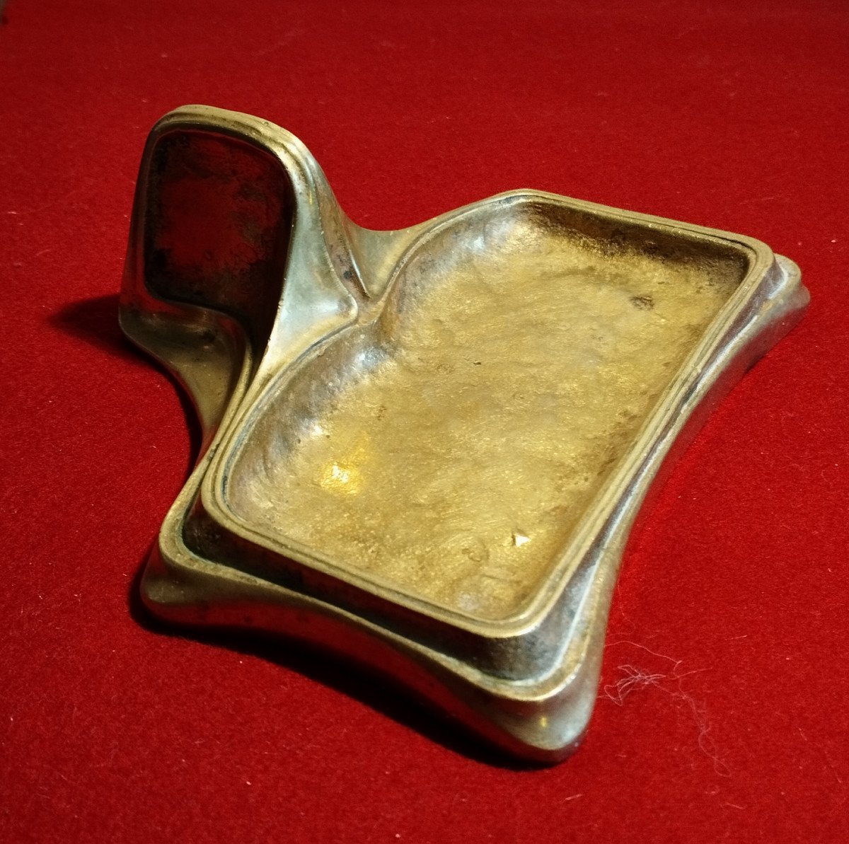 Vide poche en bronze Art Nouveau-photo-3