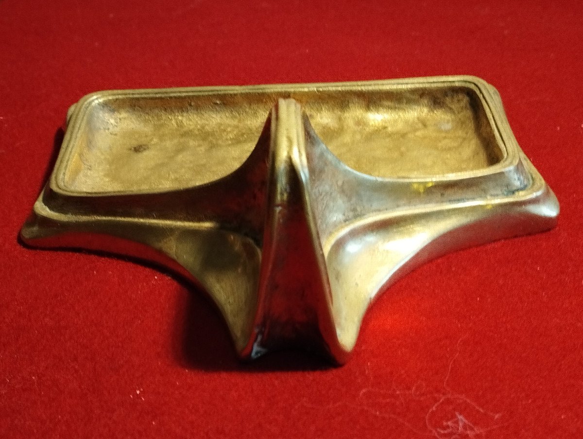Vide poche en bronze Art Nouveau-photo-4