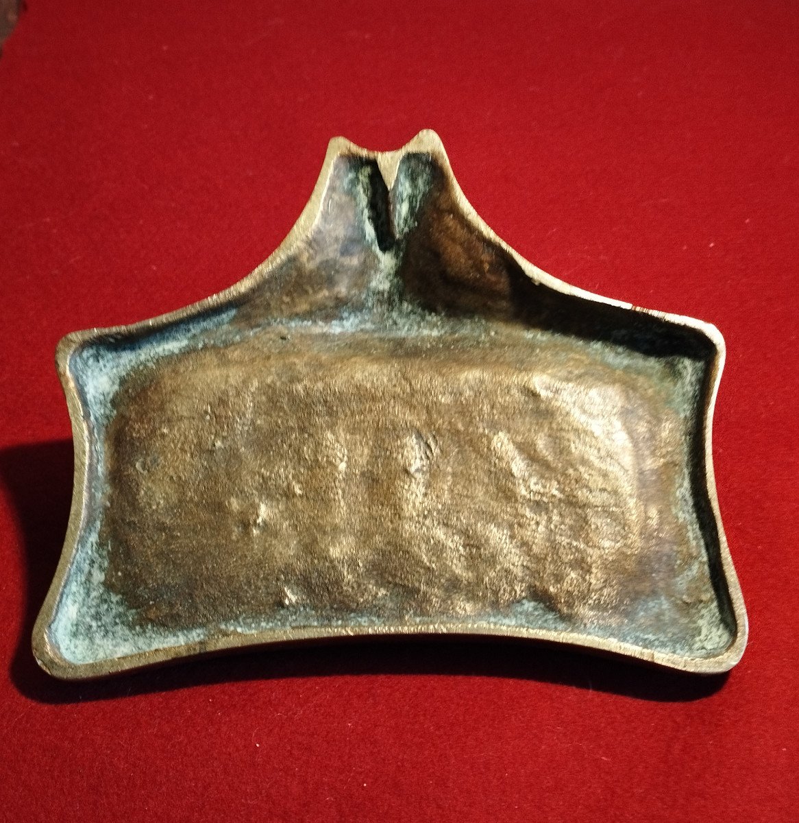 Vide poche en bronze Art Nouveau-photo-2