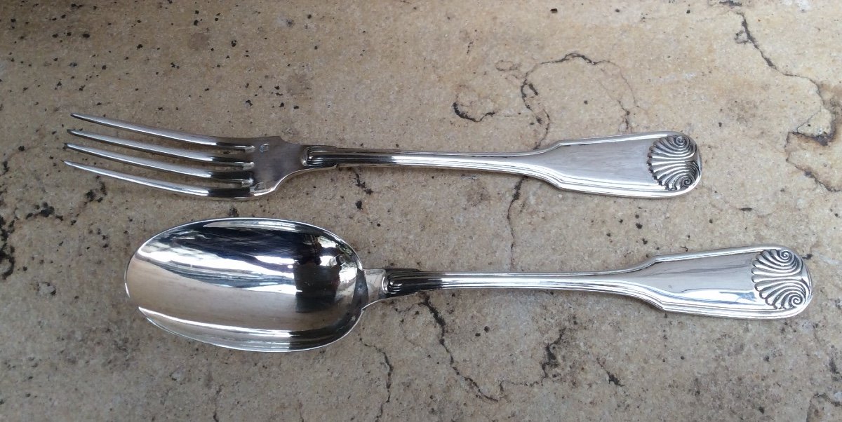 Baptism Cutlery In Solid Silver-photo-2