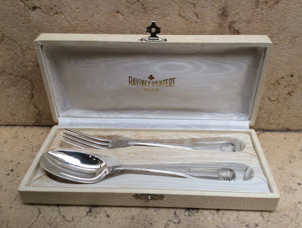 Baptism Cutlery In Solid Silver
