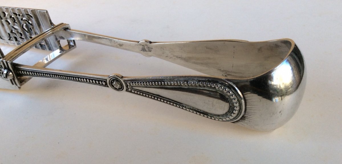 Gombaud Asparagus Tongs In Silver Metal -photo-1
