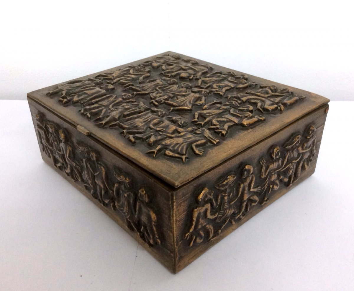 Bronze Box By Jajesnica Robert 20th Century