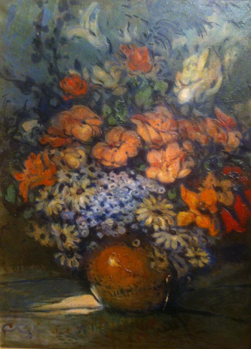 "Bouquet de Fleurs " par Louis Fortuney (1878-1950)-photo-2