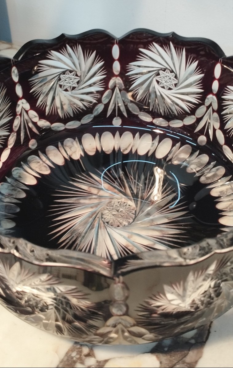Saint Louis Cut Crystal Fruit Bowl-photo-4