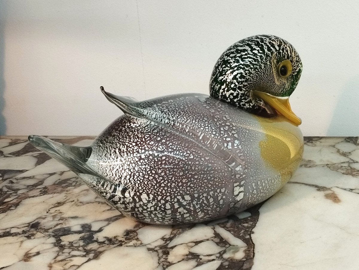 Murano Duck Sculpture 1960-photo-4