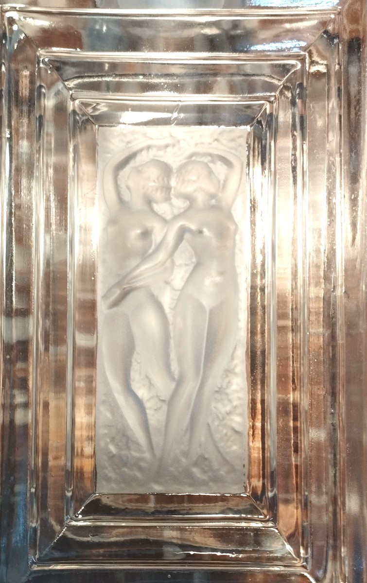 Lalique "duncan" Art Deco Bottle-photo-4