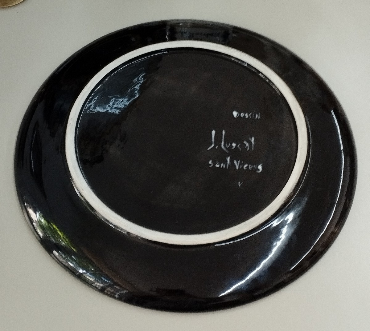 Drawing Jean Lurçat / Sant Vicens Ceramic Dish-photo-4