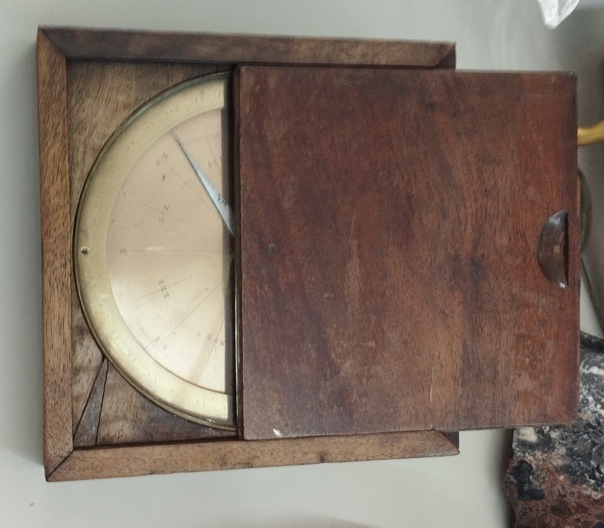 19th Century Marine Or Surveyor's Compass-photo-2
