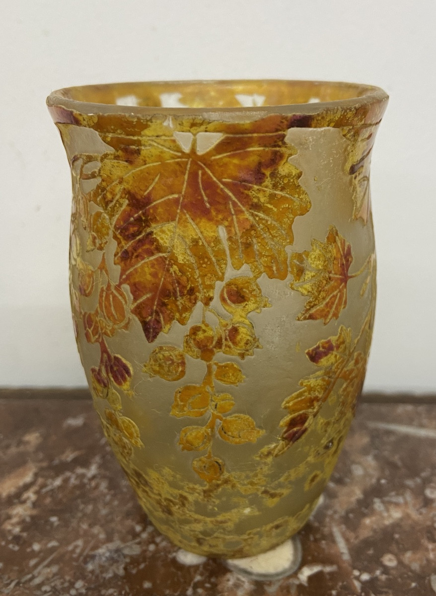 Daum Nancy Art Nouveau Rosehip Vase -photo-3