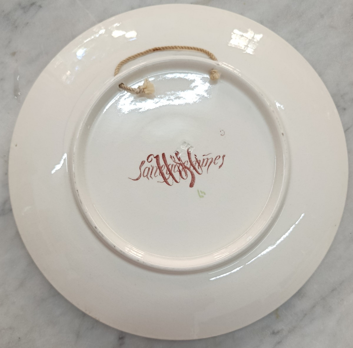"la Boisson" 5 Humorous Talking Plates Sarreguemines-photo-3