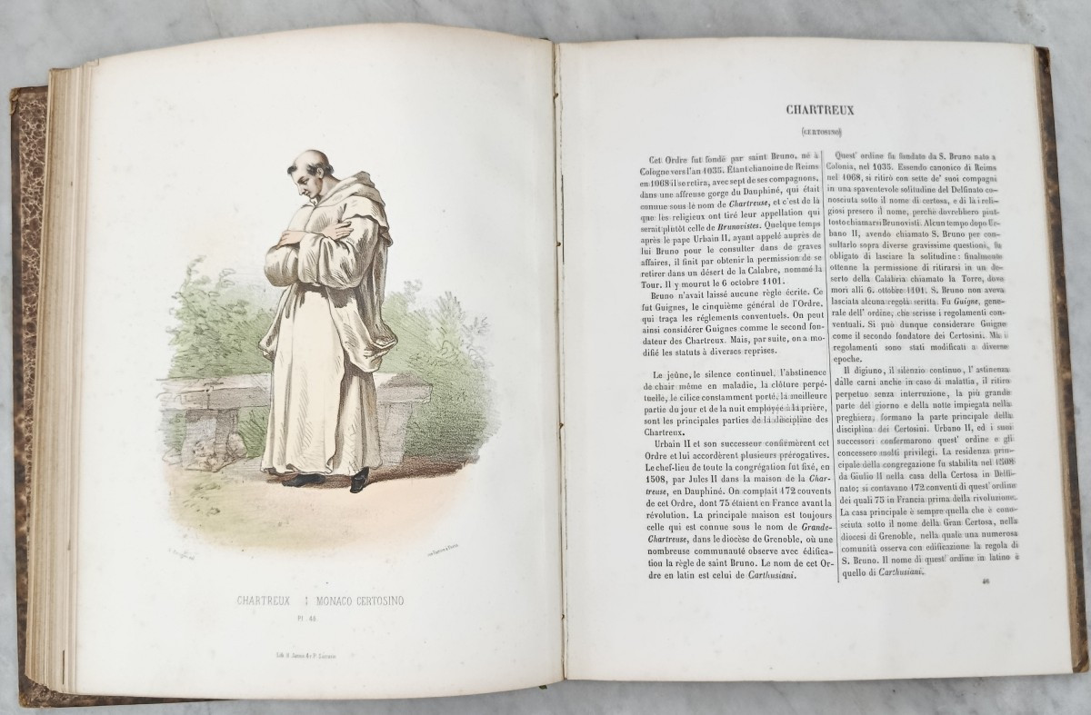 M.G. PERUGINI Collection complète des costumes de la cour de Rome 1852-photo-3