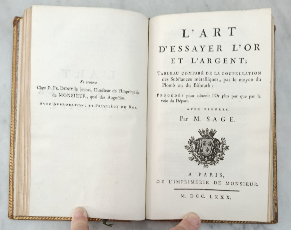 XVIII M. SAGE  Analyse des blés / l'Art d'essayer l'or et l'argent-photo-3