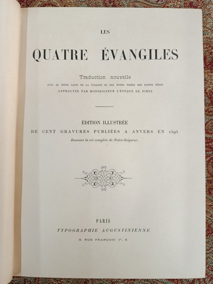 Les Quatres évangiles typographie augustinienne XIX-photo-4