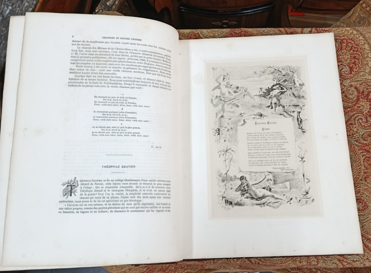 A. de GONET Tableau de la Littérature frivole en France XIX-photo-2