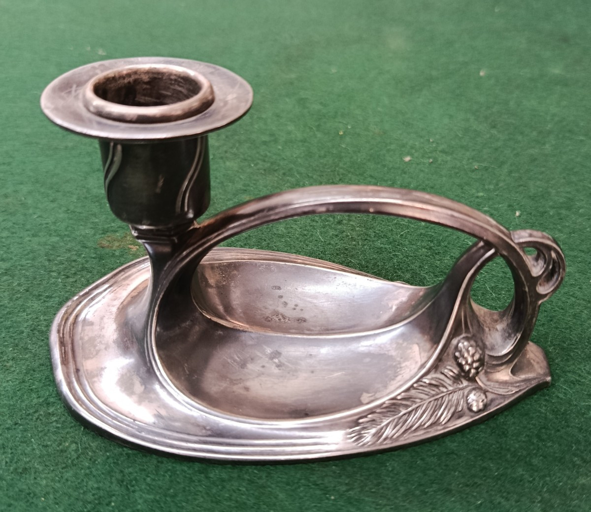 Bougeoir en étain Art nouveau WMF Allemagne