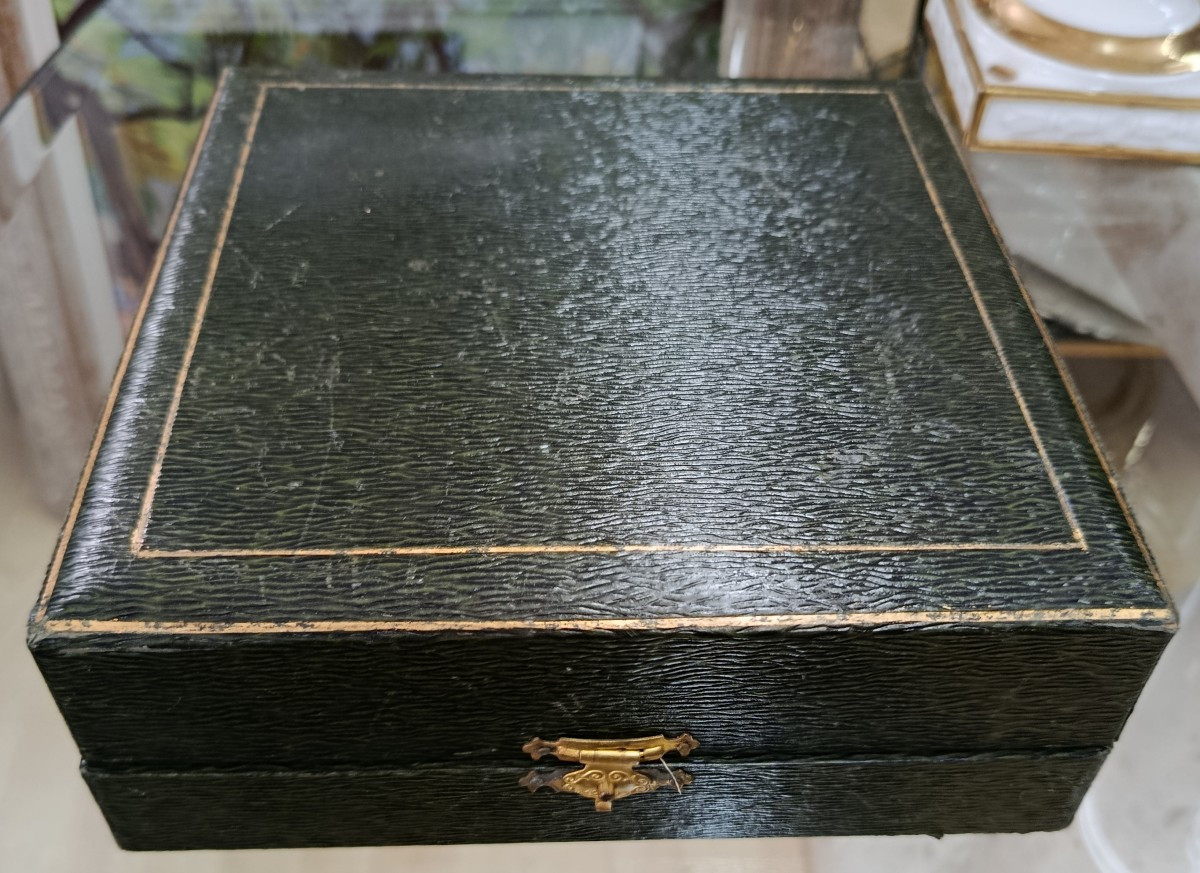 Box Of 4 Silver Salt Cellars Minerva T. Frères 1903-photo-3