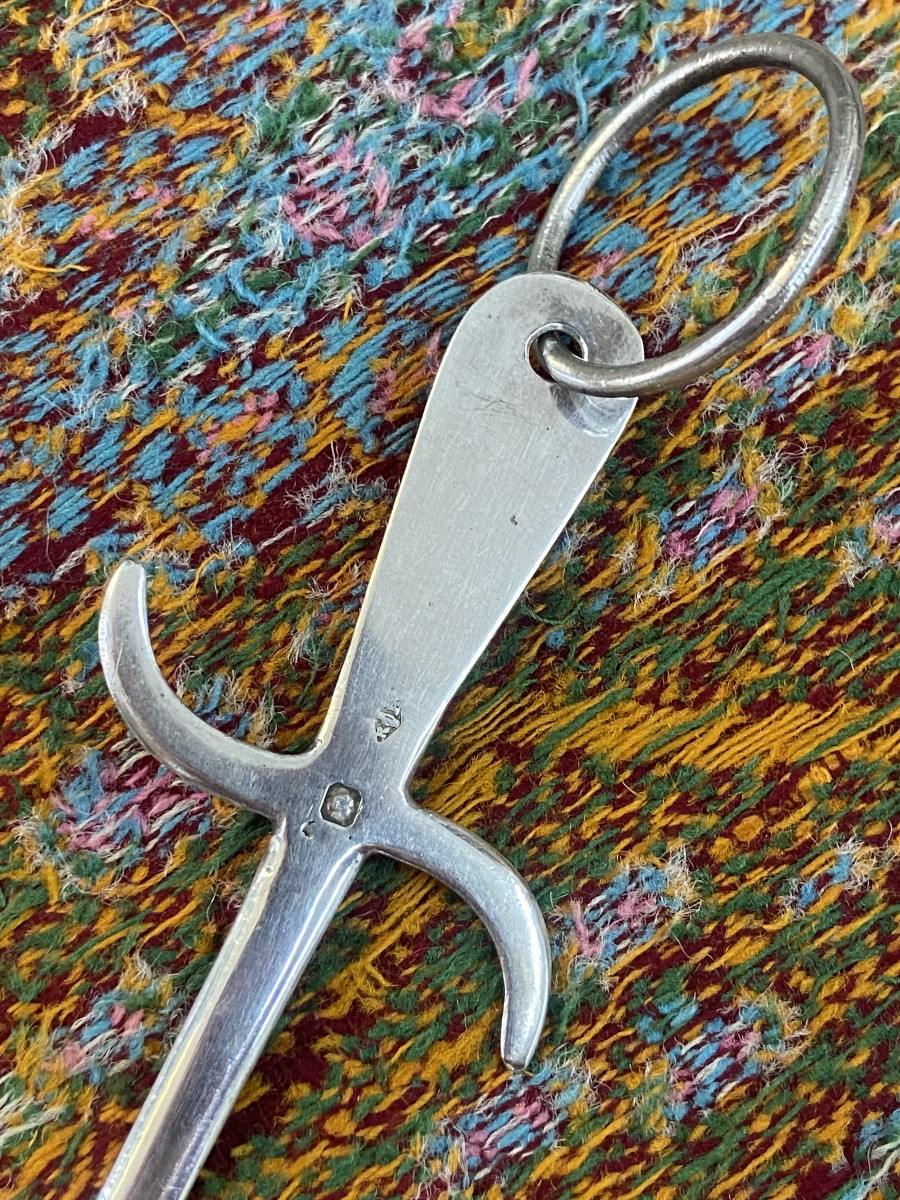 Six 19th Century Silver Skewers-photo-3
