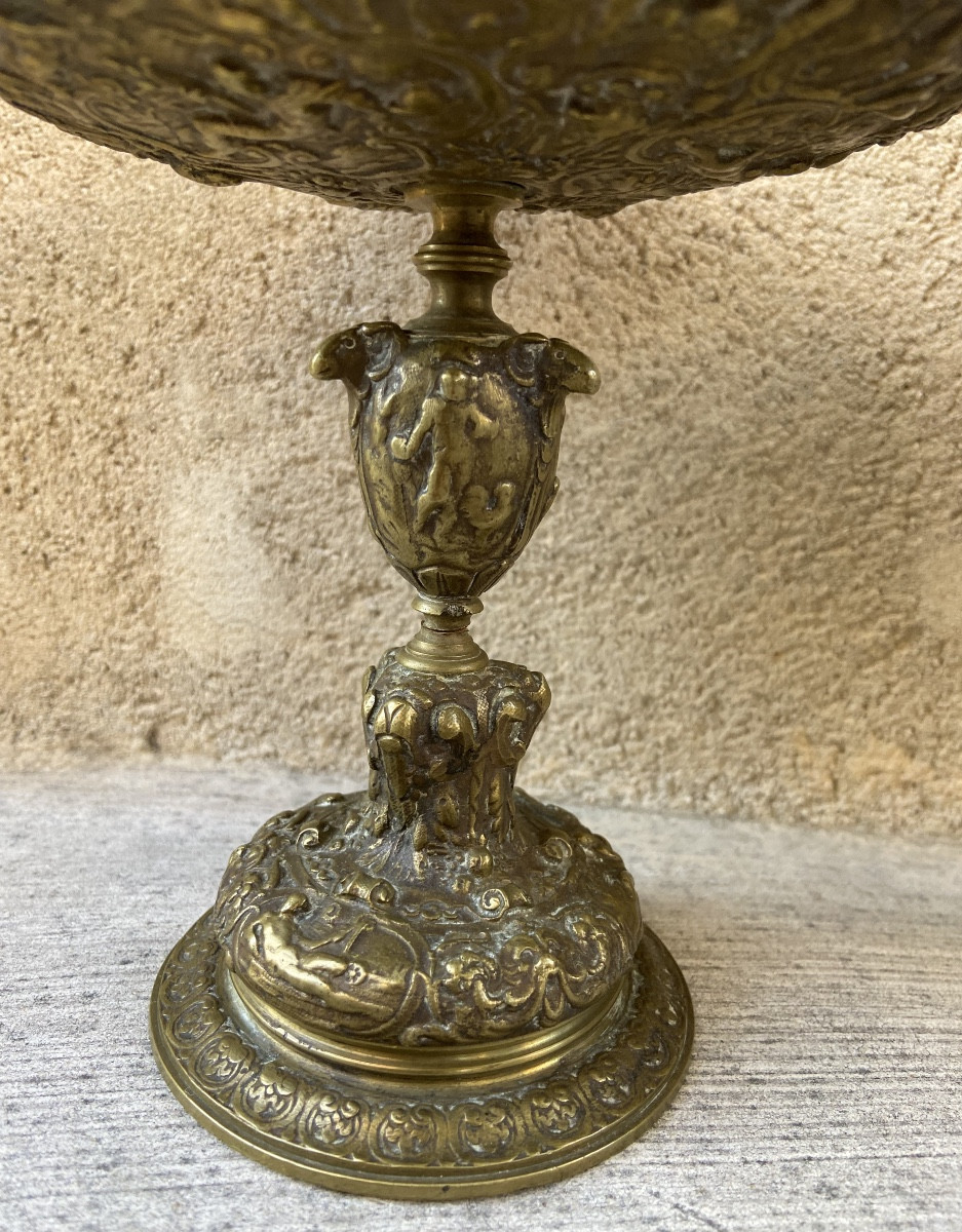 Paire de coupes en bronze Napoleon III-photo-3