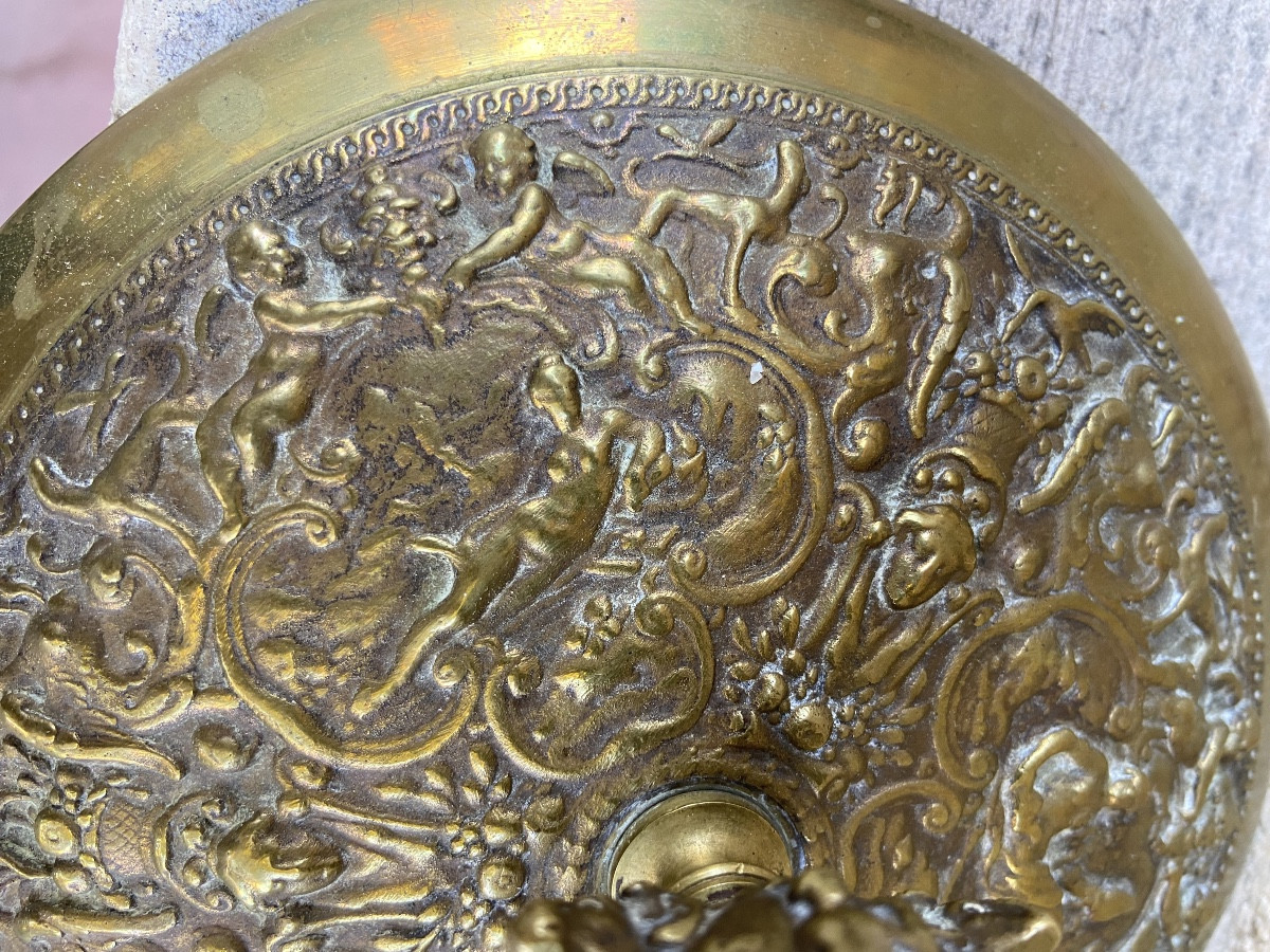 Paire de coupes en bronze Napoleon III-photo-6
