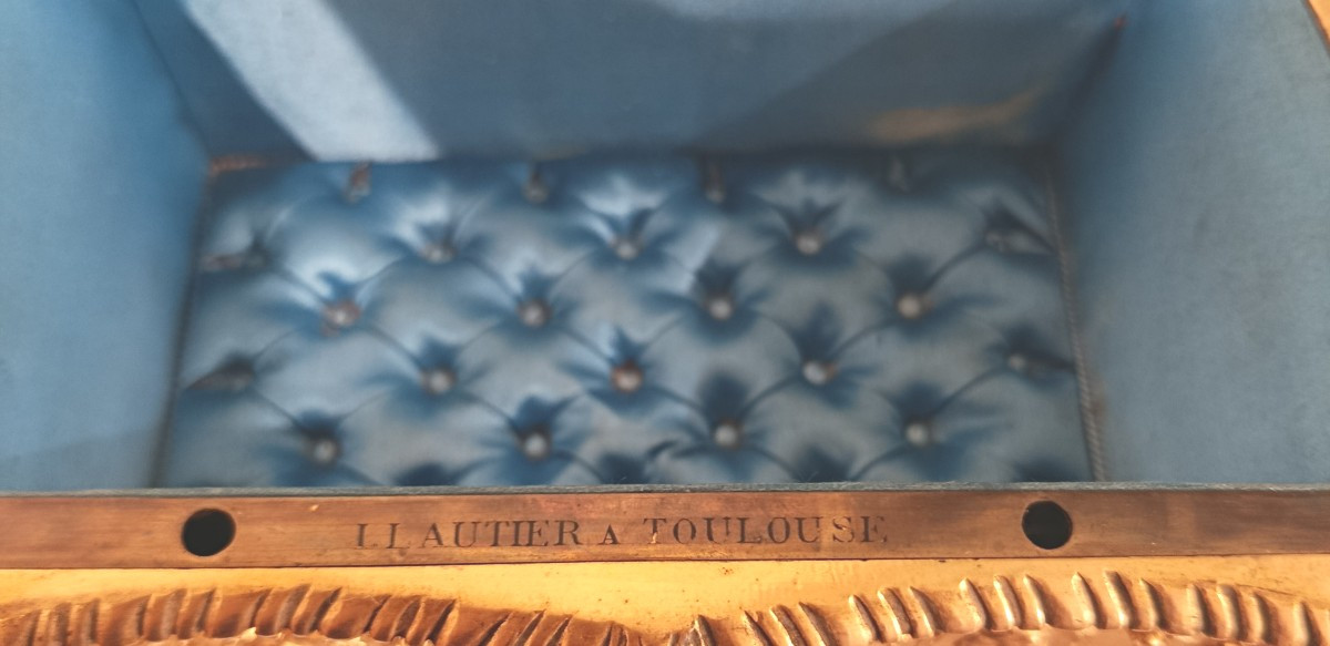 19th Century Gilt Bronze Jewelry Box-photo-5