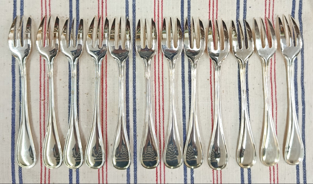 Christofle Albi 12 couverts à entremets-photo-2