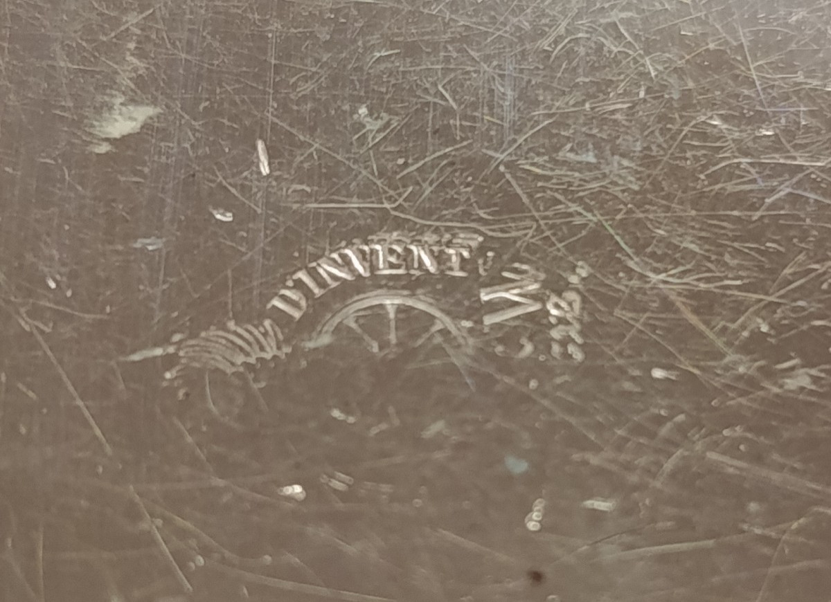 Rectangular Box In Nielloed Silver, 19th Century-photo-4