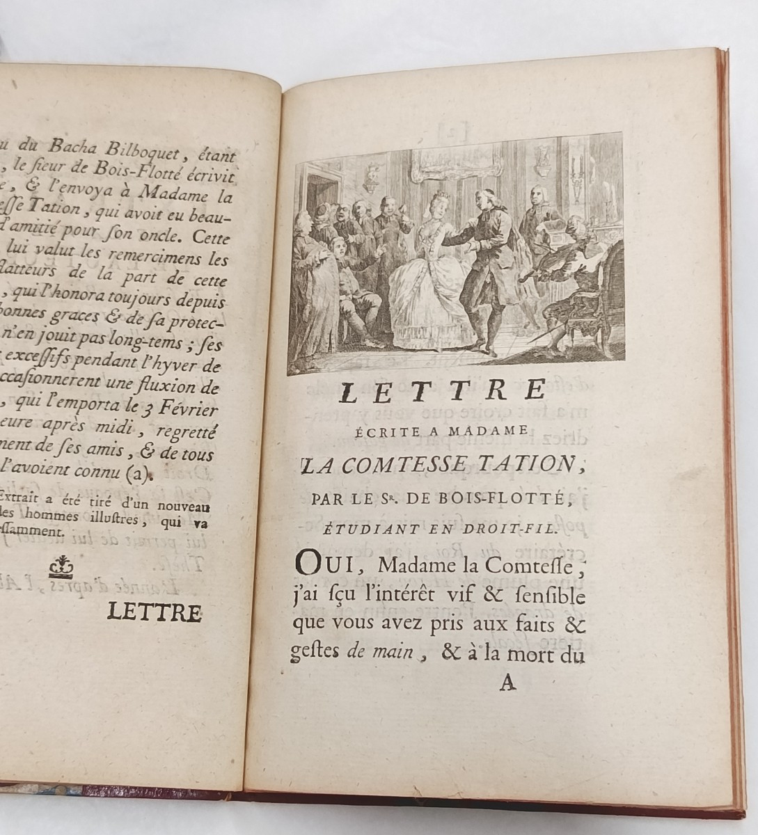 M. De Bièvre Lettre à la Comtesse Station  1770-photo-3