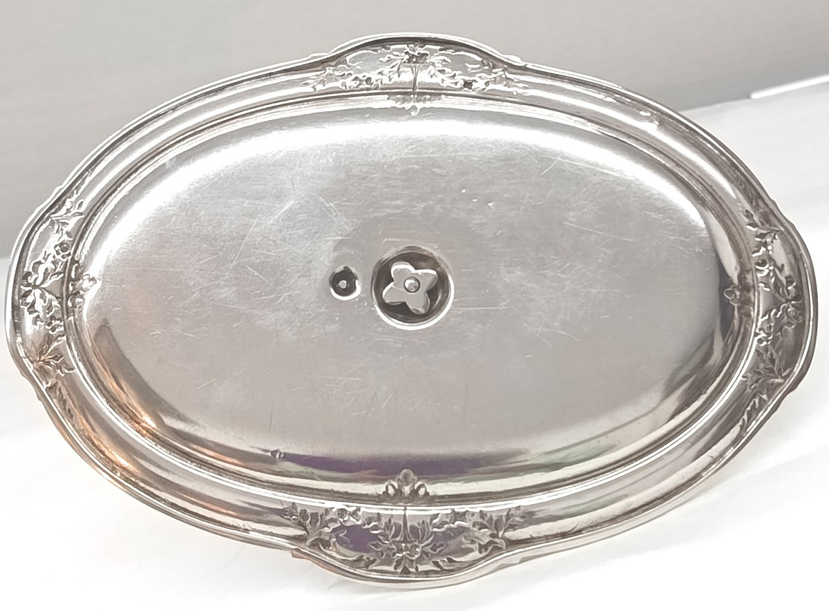 Louis XVI Style Silver Inkwell-photo-4
