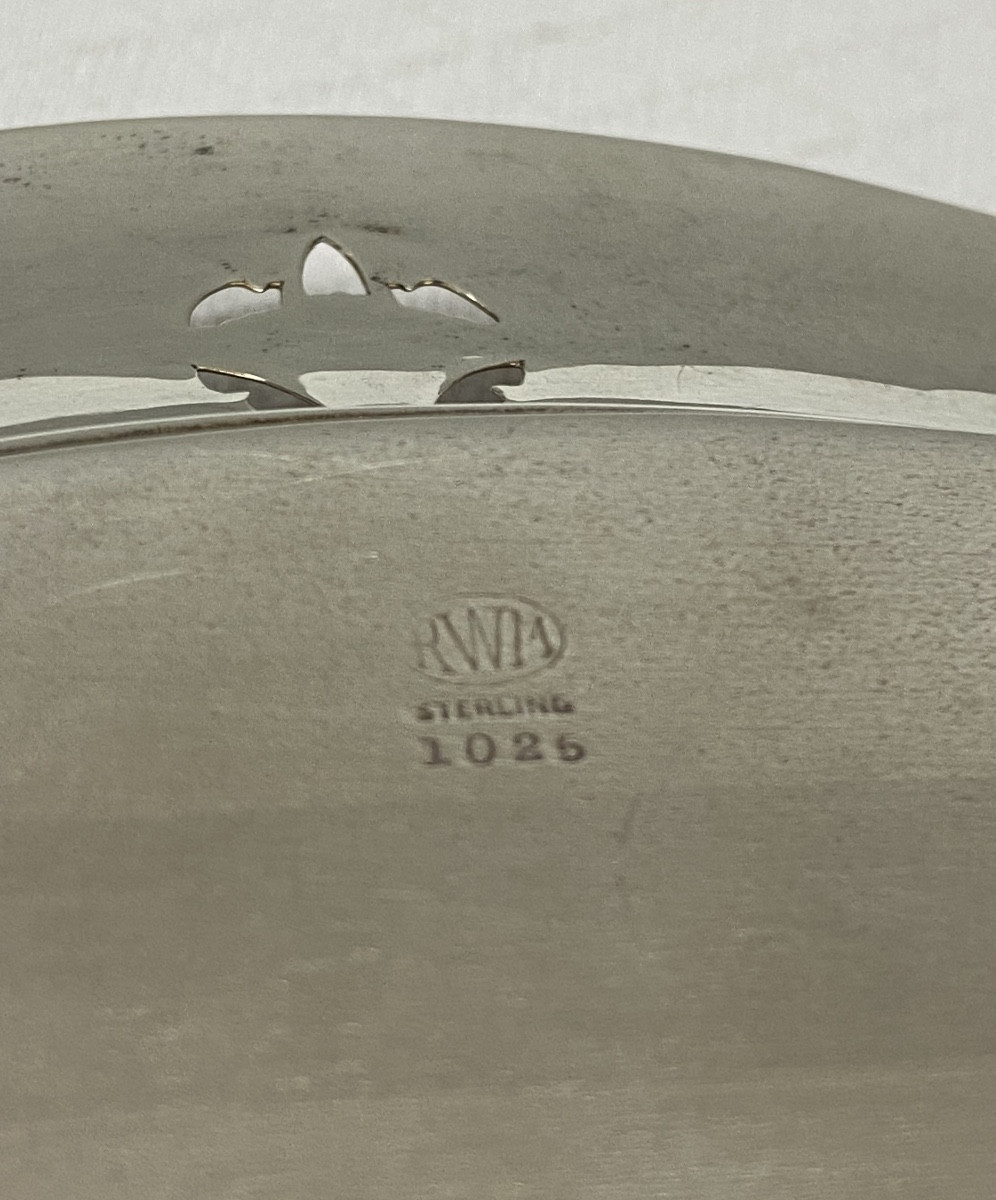 Coupelle ovale en argent sterling RWM-photo-3