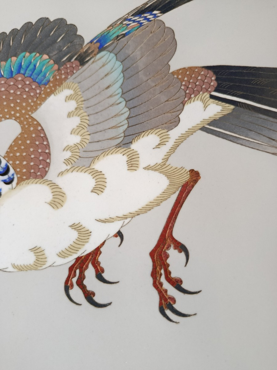 Flat Cloisonné Bird, Edo Period, Japan, 19th Century-photo-3