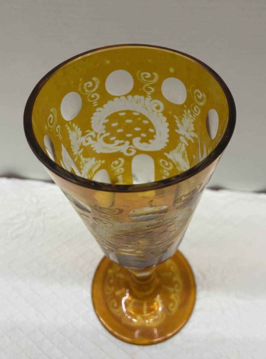 Drageoir en cristal de bohème -photo-3