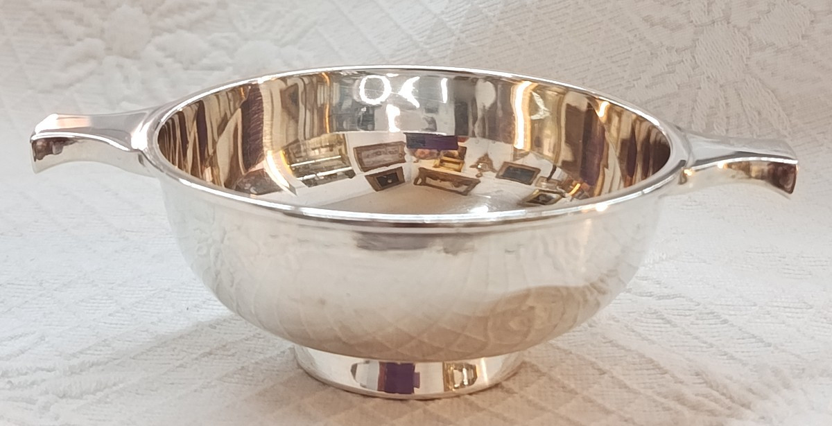 Tasse à Quaich en argent Hamilton & Inches Édimbourg 1910