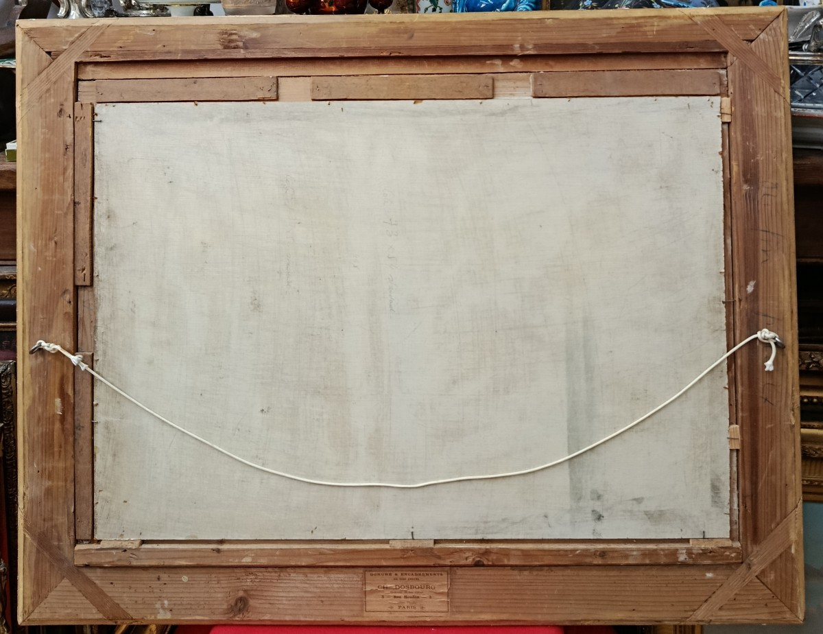 Léon Peltier "landscape With Transporter Bridge" 1898-photo-2