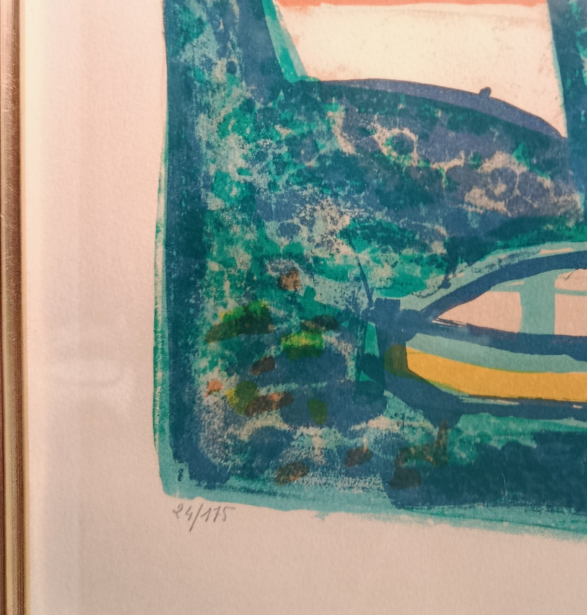 Paul Aïzpiri  Port Of Cannes Lithograh-photo-4