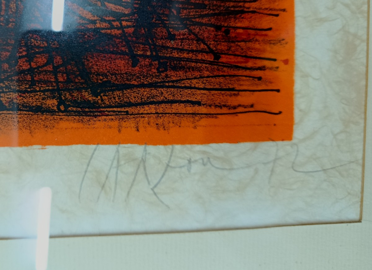 Jean Carzou 72 Castel In The Orange Sun-photo-4