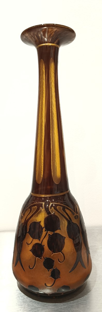 Vase Le Verre Français Art Nouveau-photo-2