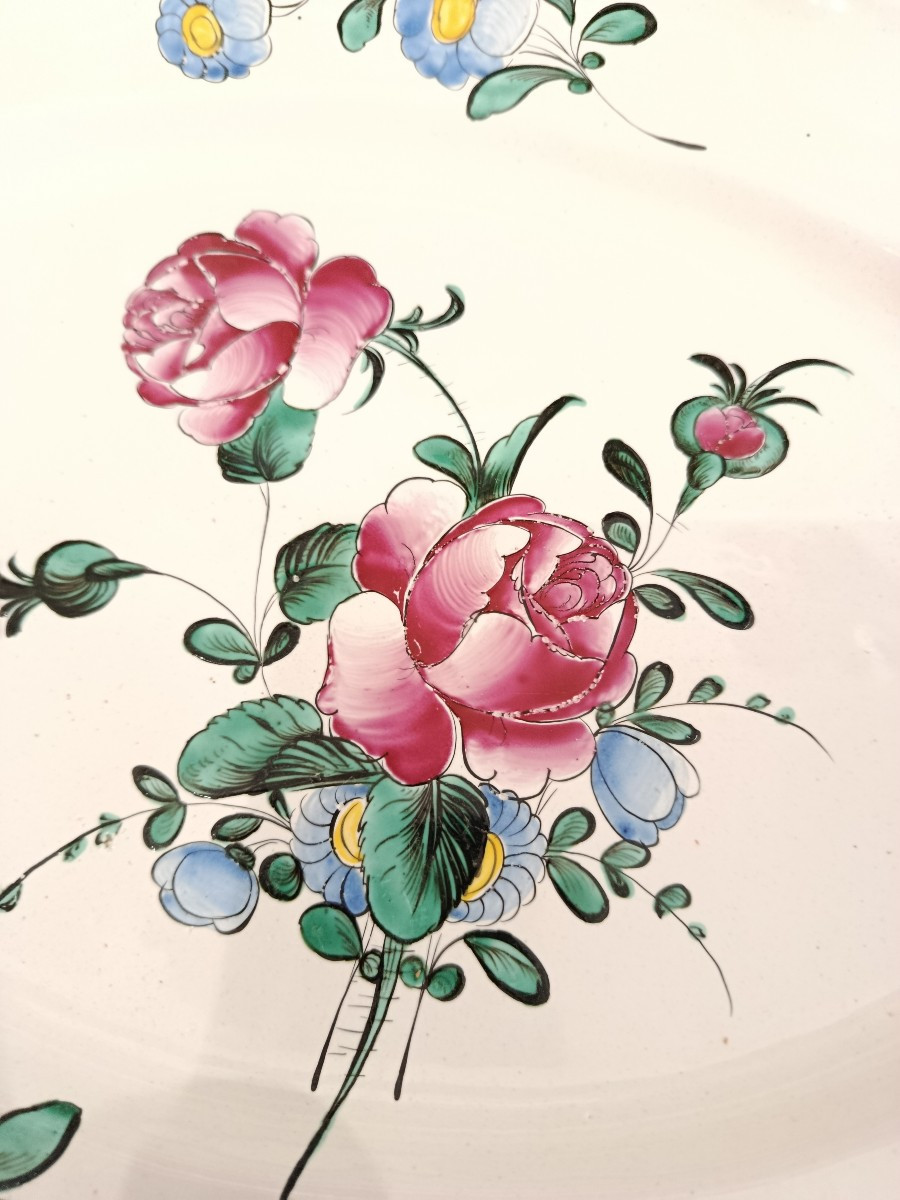 Plat en Faience du midi  XVIII ème -photo-2