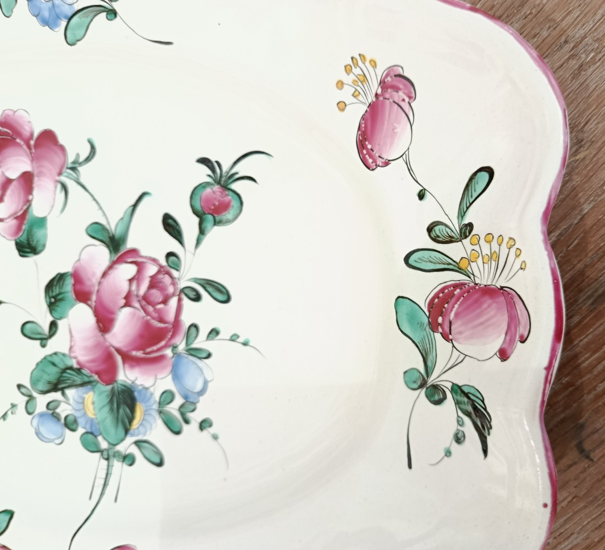 Plat en Faience du midi  XVIII ème -photo-4