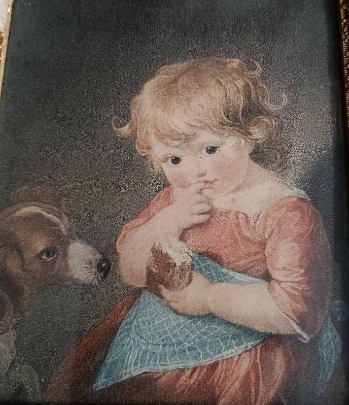 "The cake in danger " chromolithographie anglaise XIX-photo-2