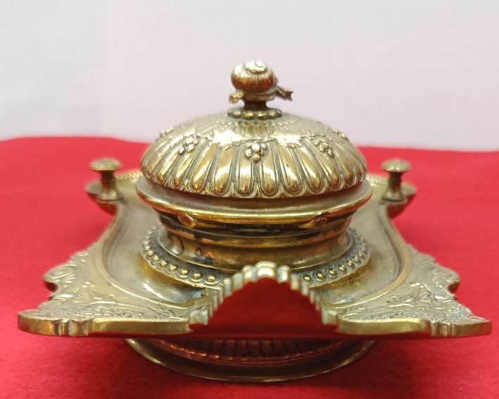 Napoleon III Gilt Bronze Inkwell-photo-1