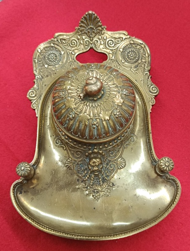 Napoleon III Gilt Bronze Inkwell