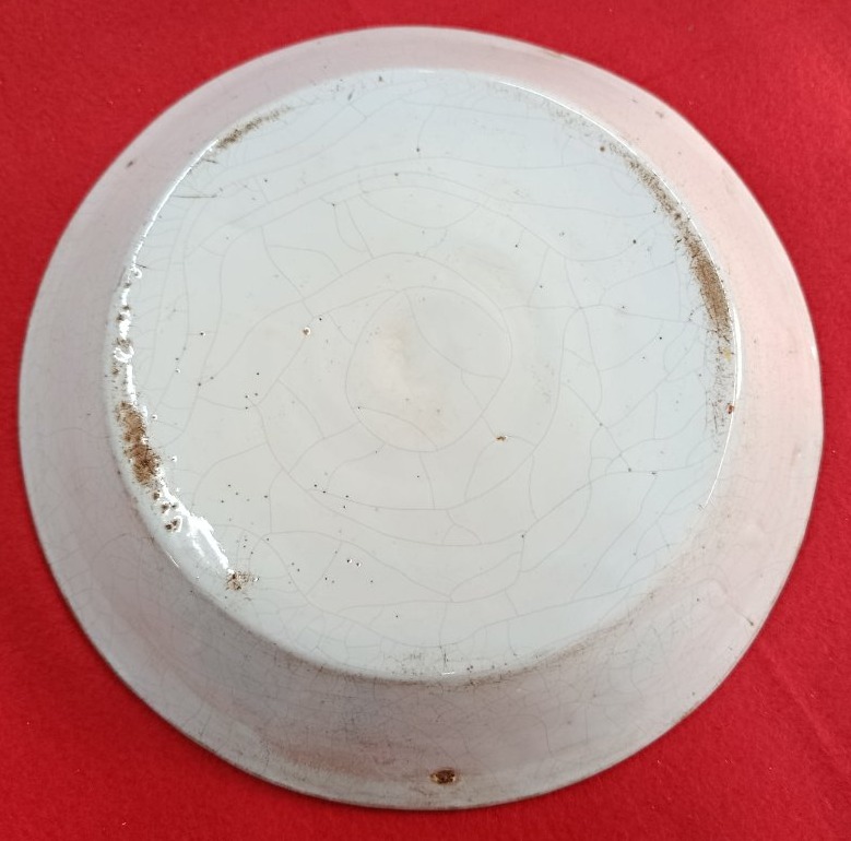 Saint Hubert Plate In Nevers Earthenware 19 Th Century -photo-3