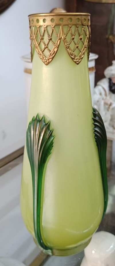 Vase en verre Wilhem Kralik Sohn début XX-photo-3