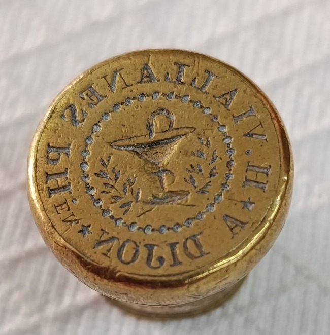 Seal Seal H.viallanes ,ph. Dijon Pharmacy Caduceus XIX