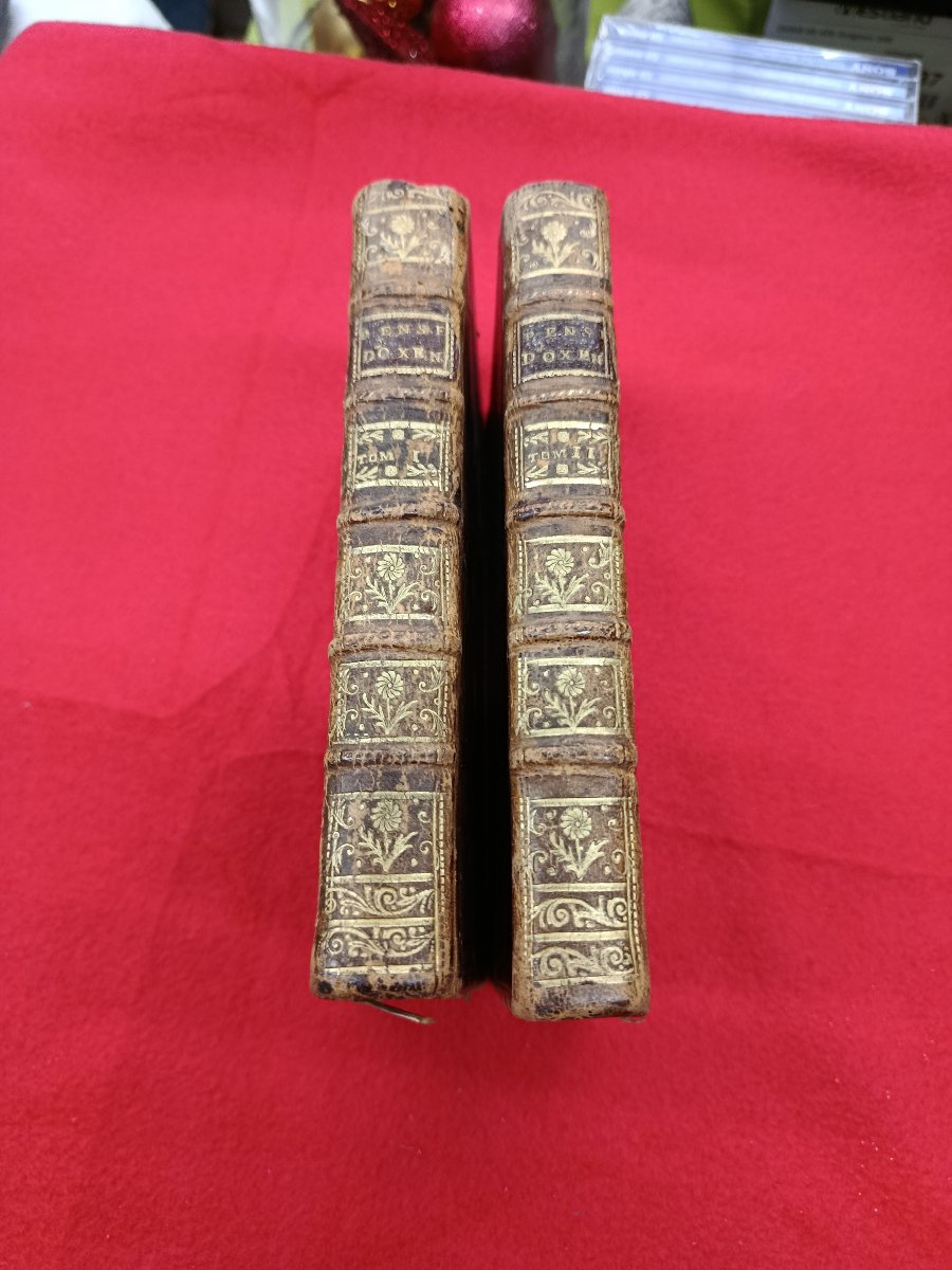 2 Vol.Pensées de Mr le Comte d' Oxenstirn / Van Duren 1749-photo-2